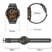 LEMFO AK59 Smart Watch Gold - 1.43" AMOLED Round Screen Silicone Strap - 5