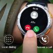 LEMFO AK59 Smart Watch - 1.43" AMOLED Round Screen, Steel Strap, Black - 9