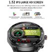 T95 1.52" BT5.0 Smart Sport Watch & Earbuds, Health Monitor, Black - 5