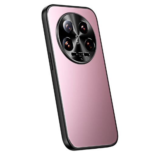 Xiaomi 14 Ultra R-JUST RJ-61 Pink Electroplating Frosted TPU + PC Case - 1