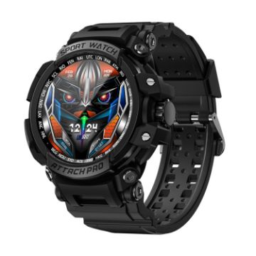 LOKMAT ATTACK Pro 1.32" BT5.1 Smart Watch, Bluetooth Call, Health Monitor - 1