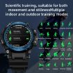 LOKMAT ATTACK Pro Smart Sport Watch 1.32" BT5.1, Health Monitor Green - 9