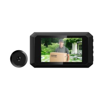 ESCAM C23 3.97" 1080p Smart Digital Door Viewer with Night Vision (Black) - 1