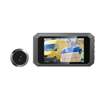 ESCAM C23 3.97" 1080p Smart Door Viewer with Night Vision - Grey - 1