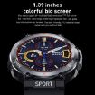 LEMFO LF33 Smart Watch - 1.39" TFT Round Screen, Bluetooth Calls, Black - 5
