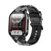 LEMFO LT08 Smart Watch 1.85" TFT Screen, Bluetooth Calls, Gun Black - 1