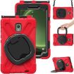 Samsung Galaxy Tab Active5 X300 Red Silicone Hybrid Case with Strap - 1