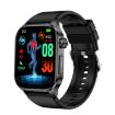 ET580 Sports Smart Watch, 2.04" AMOLED, Bluetooth Call, ECG, Black Band - 1