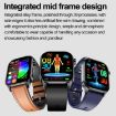 ET580 Sports Smart Watch, 2.04" AMOLED, Bluetooth Call, ECG, Black Band - 6