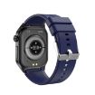 ET580 Sports Smart Watch: 2.04" AMOLED, Bluetooth Call, ECG, Blue Band - 3
