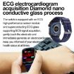 ET580 Sports Smart Watch: 2.04" AMOLED, Bluetooth Call, ECG, Blue Band - 8