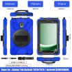 Samsung Galaxy Tab Active5 X300 Case with Strap - Blue Silicone Hybrid - 2
