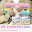 Samsung Galaxy Tab Active5 X300 Case with Strap - Colorful Pink Silicone - 7