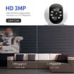 ESCAM QF104 3MP Indoor WiFi Camera with Humanoid Detection & Alarm, US Plug - 5