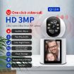 ESCAM QF104 3MP Indoor WiFi Camera with Humanoid Detection & Alarm, UK Plug - 3