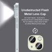 iPhone 15/15 Plus IMAK Metal Armor Gold Camera Protector Film - 5