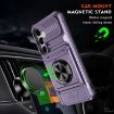 Samsung Galaxy S24 5G Shockproof Card Case with Ring Holder - Purple - 2