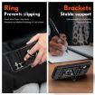 Samsung Galaxy S24 5G Shockproof Card Case with Ring Holder - Black - 7