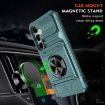Samsung Galaxy S24 5G Shockproof Card Case with Ring Holder - Green - 2