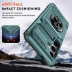 Samsung Galaxy S24 5G Shockproof Card Case with Ring Holder - Green - 3