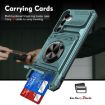 Samsung Galaxy S24 5G Shockproof Card Case with Ring Holder - Green - 6