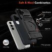 Samsung Galaxy A55 5G Shockproof Card Case with Ring Holder (Black) - 5