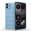 Nothing CMF Phone 1 Magic Shield TPU + Flannel Case Light Blue - 1