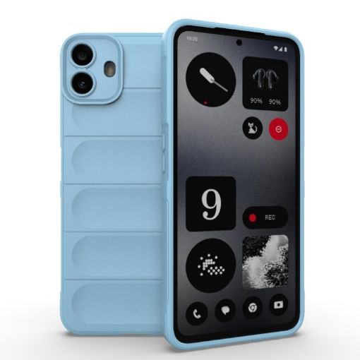 Nothing CMF Phone 1 Magic Shield TPU + Flannel Case Light Blue - 1