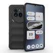 Nothing Phone 3a Pro Magic Shield TPU + Flannel Case - Black - 1