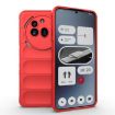 Nothing Phone 3a Pro Magic Shield Red TPU + Flannel Case - 1