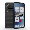 Nothing Phone 3a Magic Shield TPU + Flannel Case - Black - 1