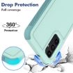 Samsung Galaxy A13/A04s 2-in-1 PC+TPU Phone Case Light Green - 3