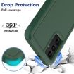 Samsung Galaxy A13/A04s 2-in-1 PC+TPU Phone Case - Dark Green - 3
