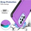 Samsung Galaxy A33 5G Phone Case, 2 in 1 PC + TPU, Purple - 3