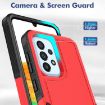 Samsung Galaxy A33 5G Red Phone Case - 2 in 1 PC + TPU Cover - 5
