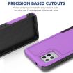 Samsung Galaxy A42 5G Phone Case, 2 in 1 PC + TPU, Purple - 2
