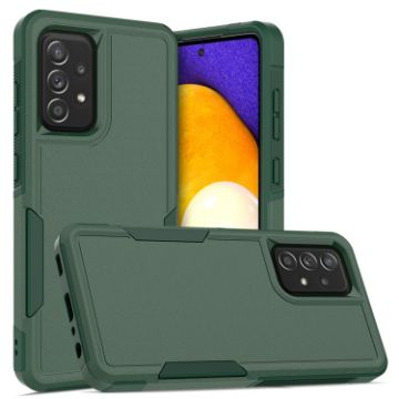 Samsung Galaxy A52 5G Phone Case, 2 in 1 PC + TPU, Dark Green - 1