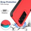 Samsung Galaxy S23+ 5G Red 2 in 1 PC TPU Phone Case - 3