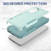 Samsung Galaxy S23 FE 5G Phone Case, 2 in 1 PC + TPU, Light Green - 4