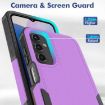 Samsung Galaxy A15 5G Phone Case, 2 in 1 PC + TPU, Purple - 5