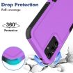 Samsung Galaxy A34 5G Phone Case - 2 in 1 PC + TPU, Purple - 3