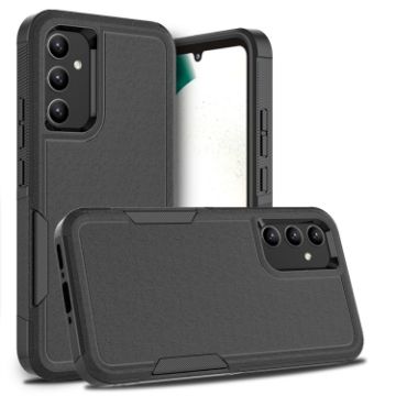Samsung Galaxy A34 5G Phone Case - 2 in 1 PC + TPU (Black) - 1