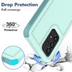 Samsung Galaxy A53 5G Phone Case, 2 in 1 PC + TPU, Light Green - 3