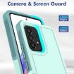 Samsung Galaxy A53 5G Phone Case, 2 in 1 PC + TPU, Light Green - 5