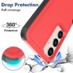 Samsung Galaxy S24+ 5G Red Phone Case 2 in 1 PC + TPU - 3