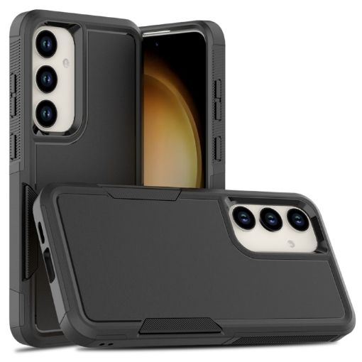 Samsung Galaxy S24+ 5G Phone Case, 2 in 1 PC + TPU, Black - 1