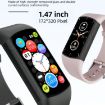 Spovan H7 Pink Smart Sport Watch, BT5.3, Health Monitor, IP67, 1.47" Display - 7