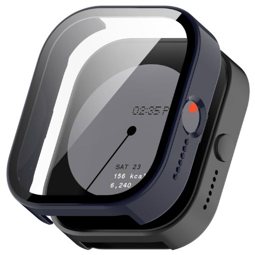 CMF Watch Pro D395 Ink Blue Protective Case with Tempered Film - 1