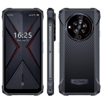 HOTWAV T7 Rugged Phone, 4GB+128GB, 6280mAh, 6.52" Android 13, 4G - 1