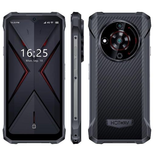 HOTWAV T7 Rugged Phone, 4GB+128GB, 6280mAh, 6.52" Android 13, 4G - 1